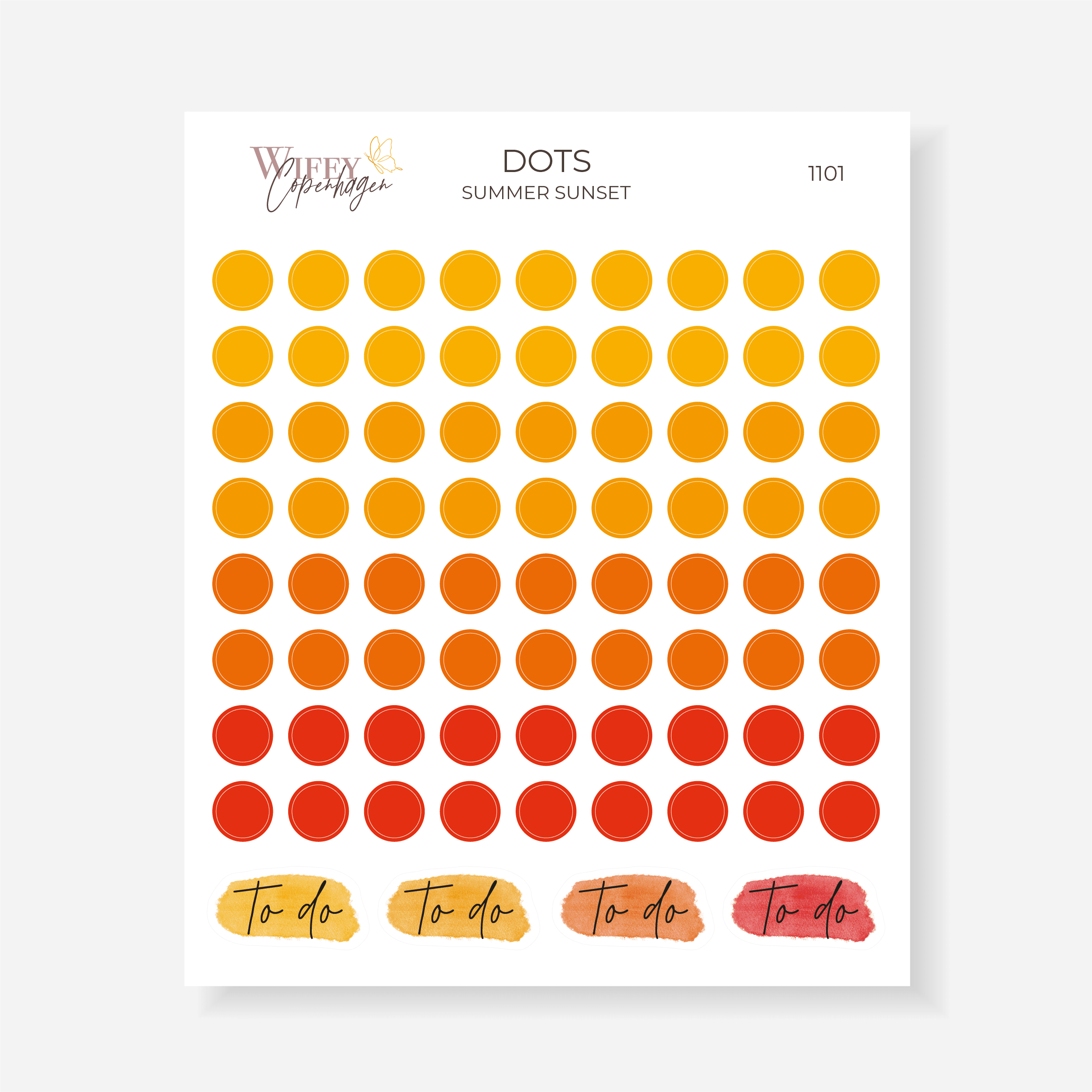 1101 - Dots SUMMER SUNSET