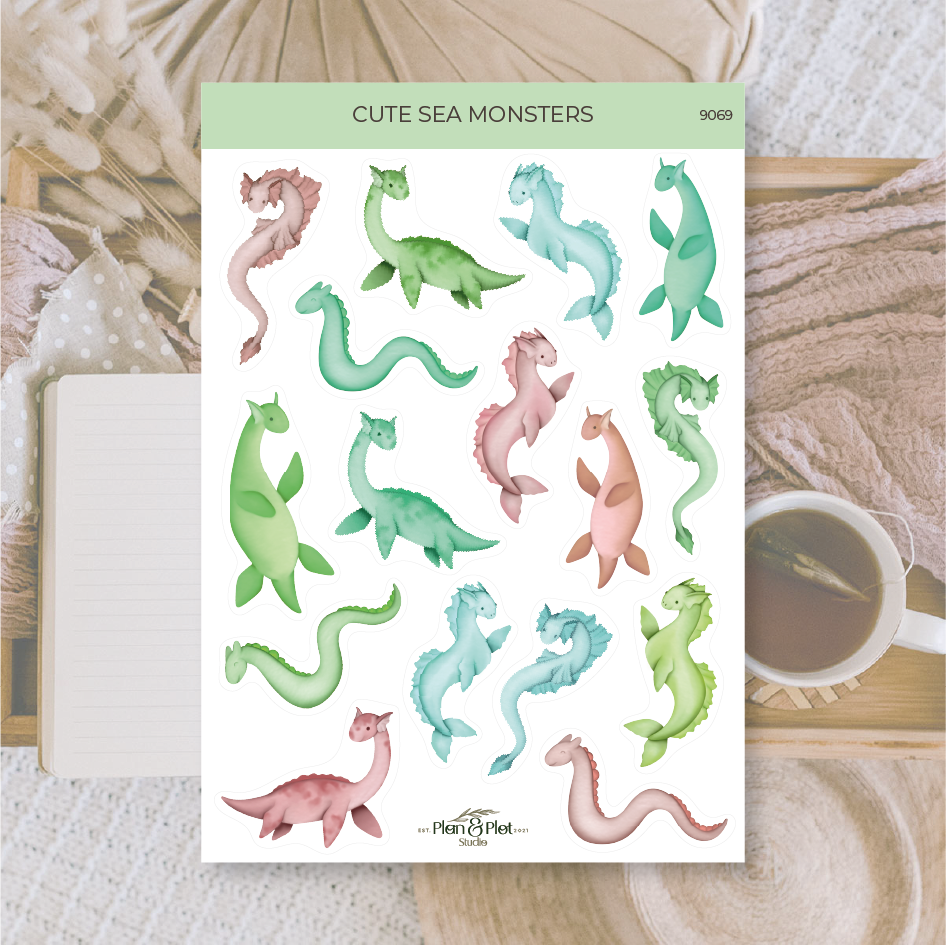9069 cute sea monsters