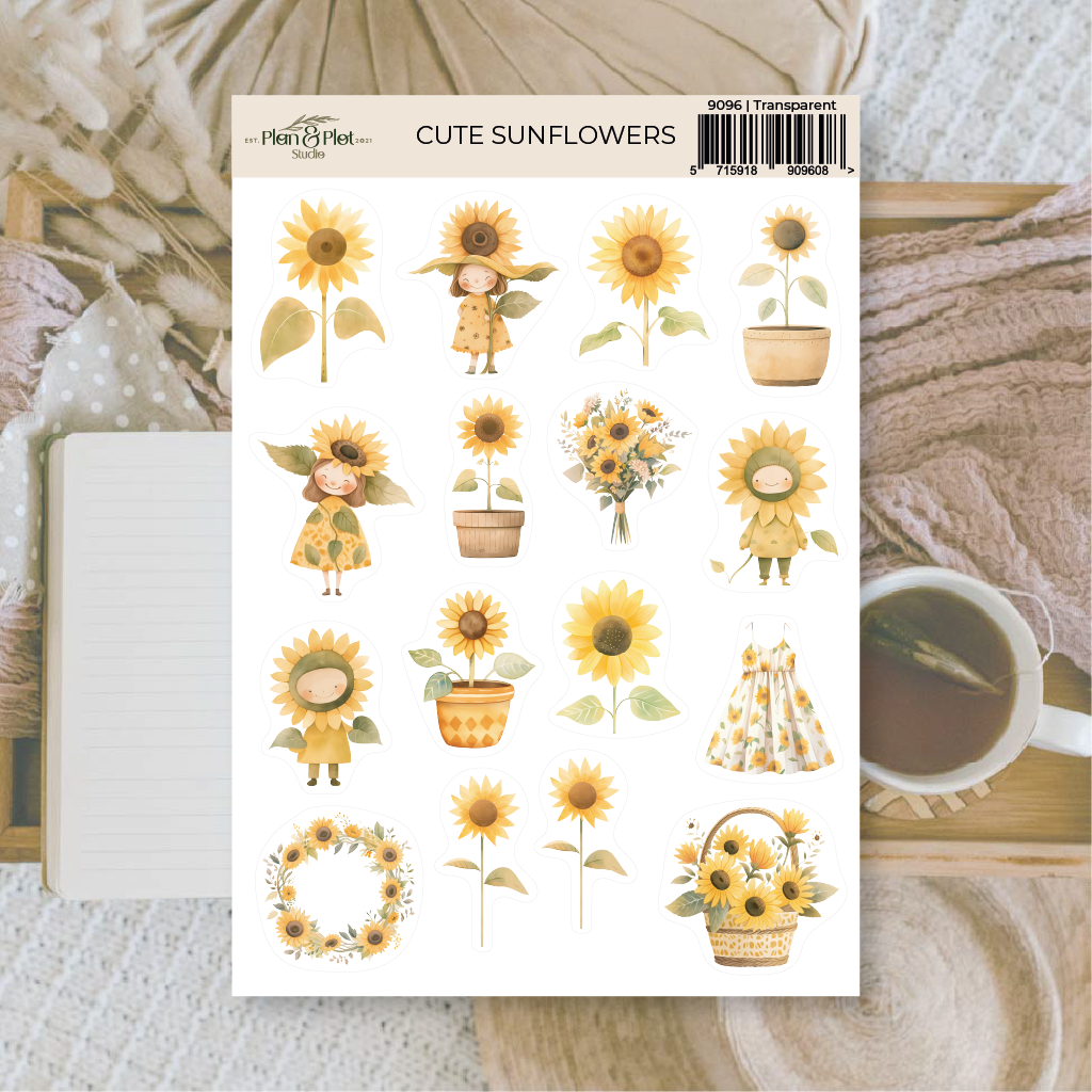 9096 TM Cute Sunflowers