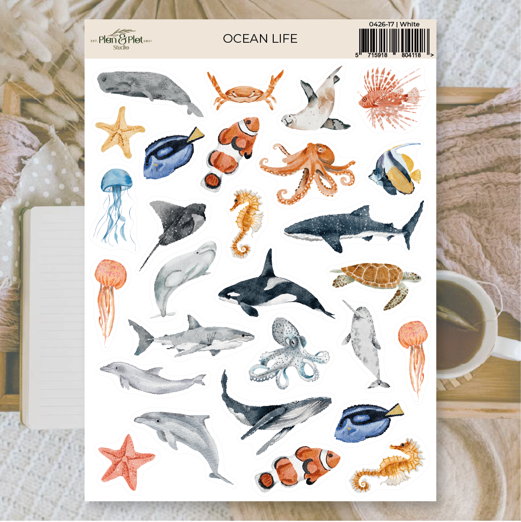 0426-17 WM ocean life - GraceNoboaArt