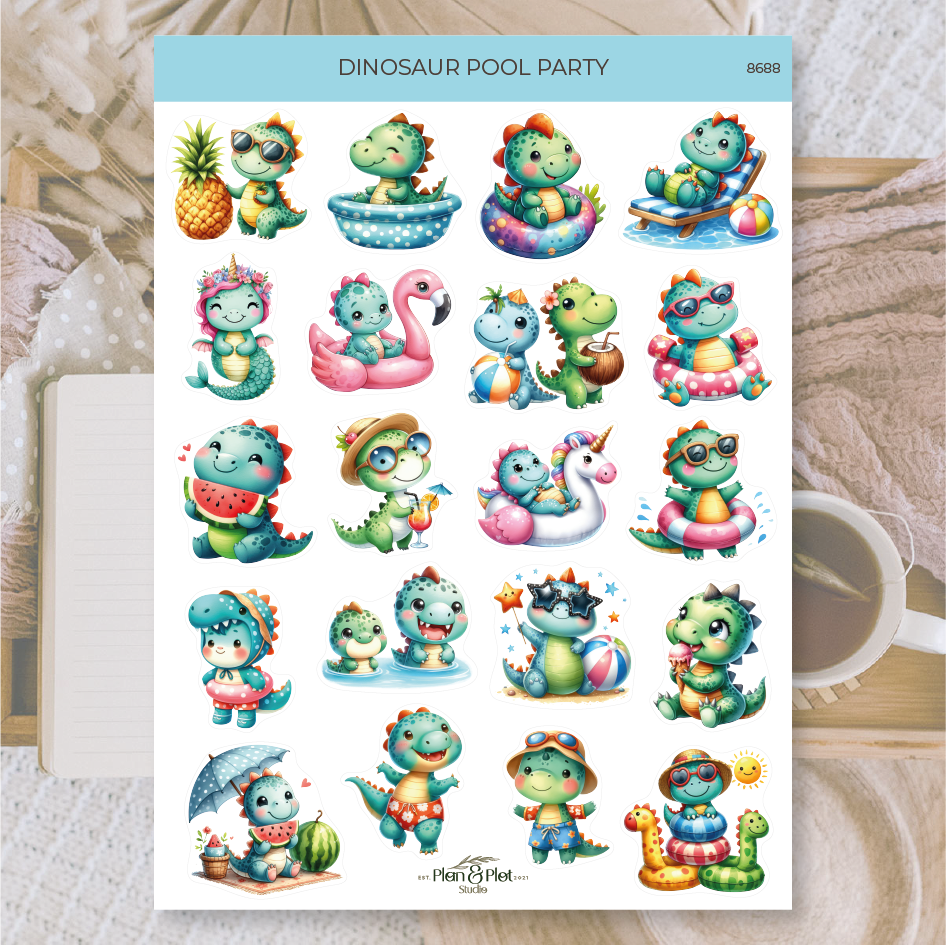 8688 Dinosaur Pool Party
