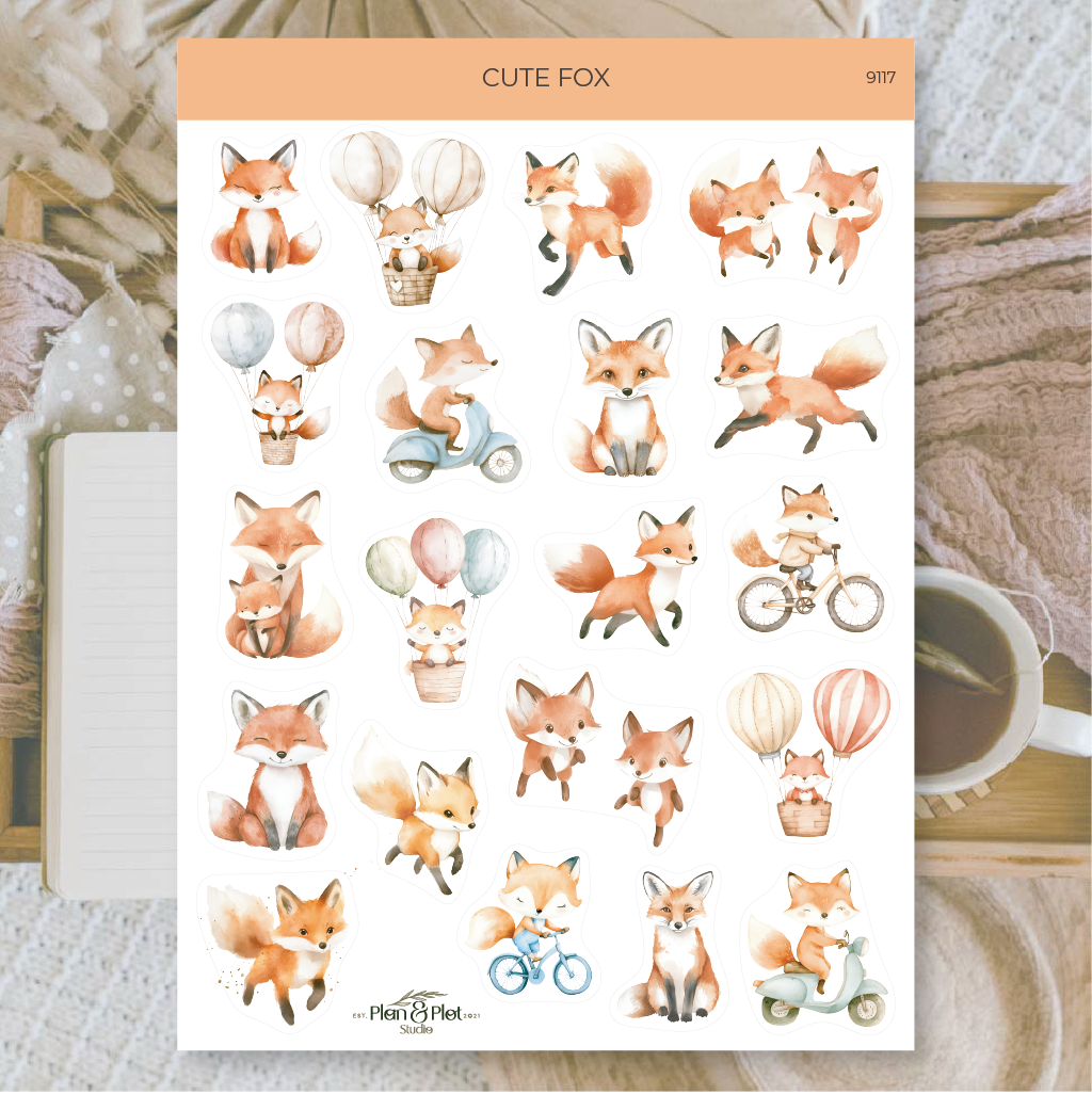 9117 cute fox