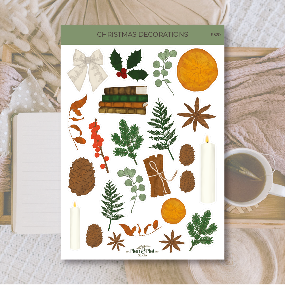 8520 - christmas decorations