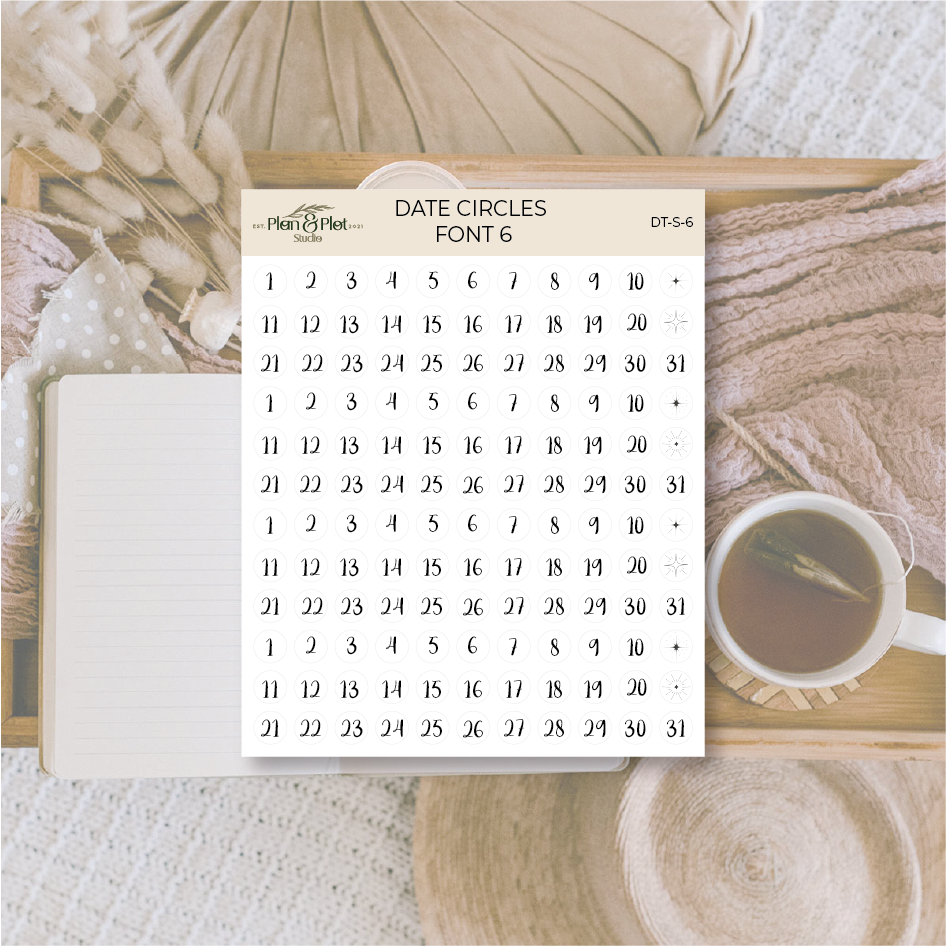 DT-S-6 - Datoer font 6