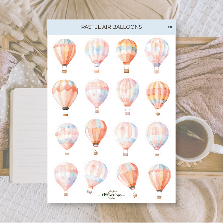 9101 Pastel Air Balloons